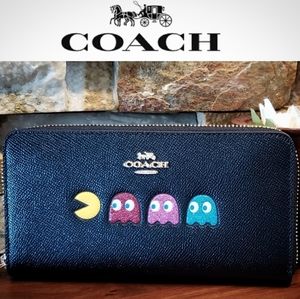 Wallet - Coach Leather Pac-Man Wallet
